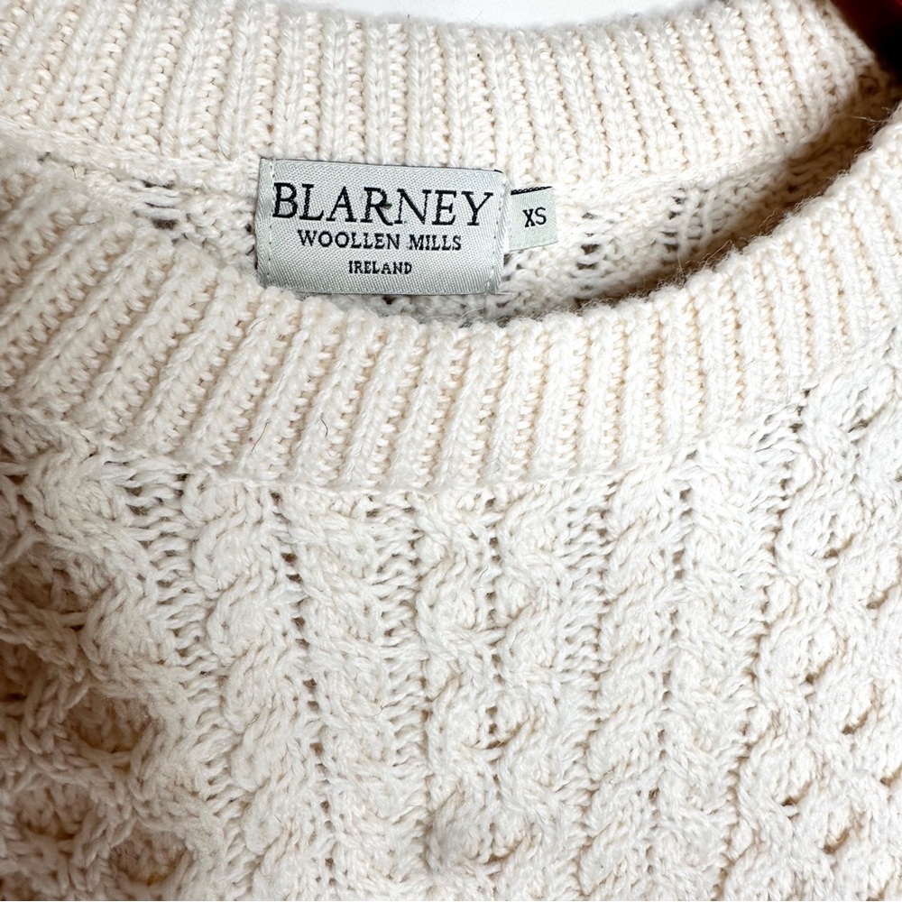 Classic Cream Cable Knit Sweater - Picture 6 of 11